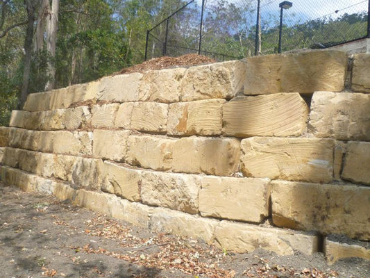 Sandstone Block - DGH (B GRADE) 2 SAWN SIDES